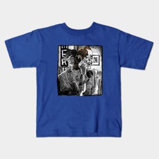 Noir Phone Call Kids T-Shirt